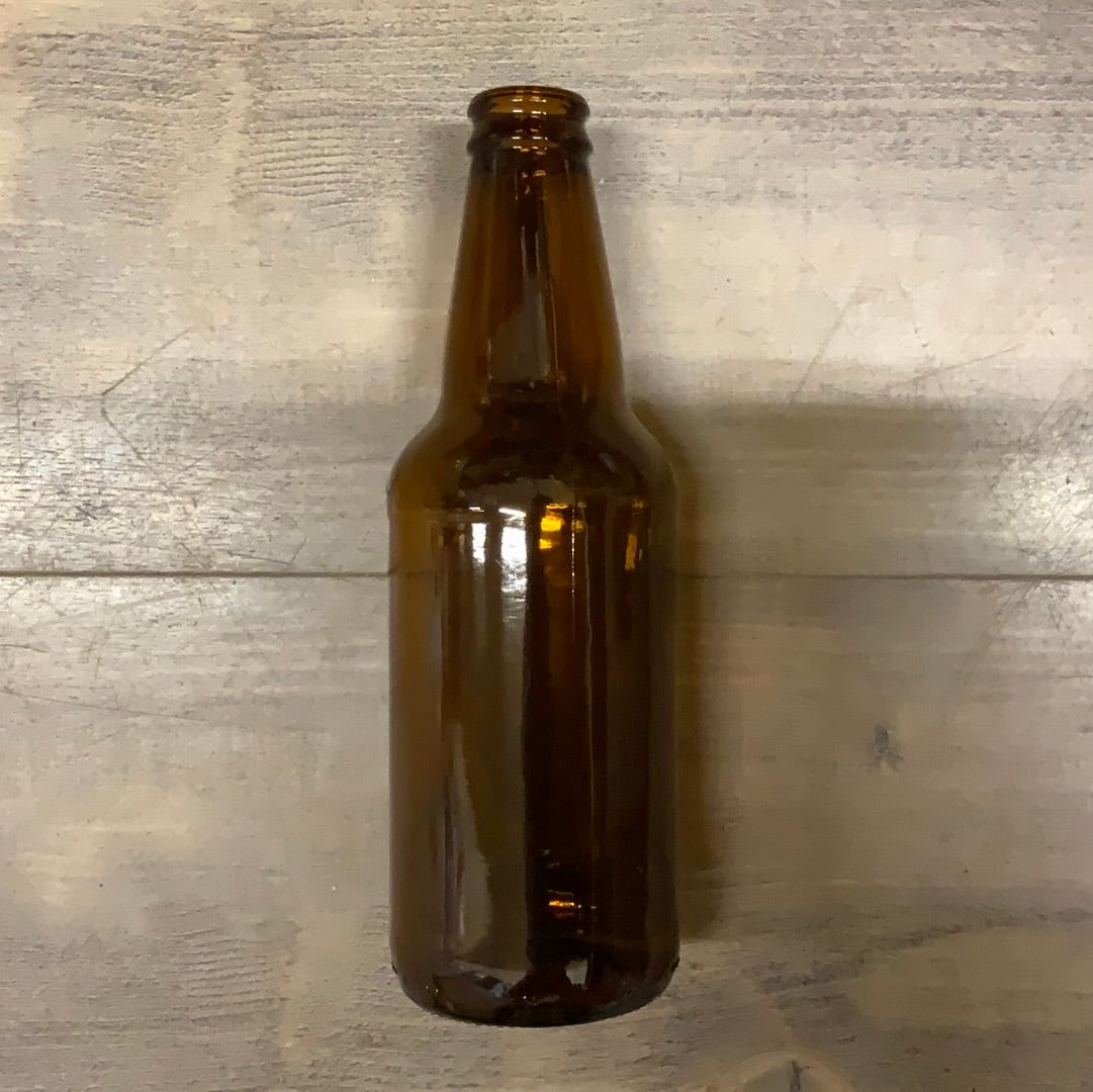 Beer bottle glass brown 355ml 2 dozen