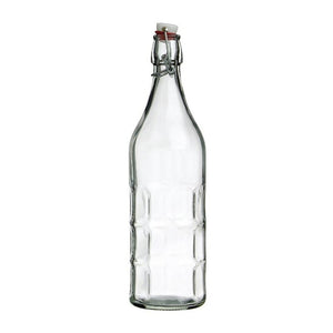 Bottles Swing Top blue and clear 1 litre