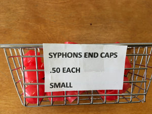 Syphon end caps small
