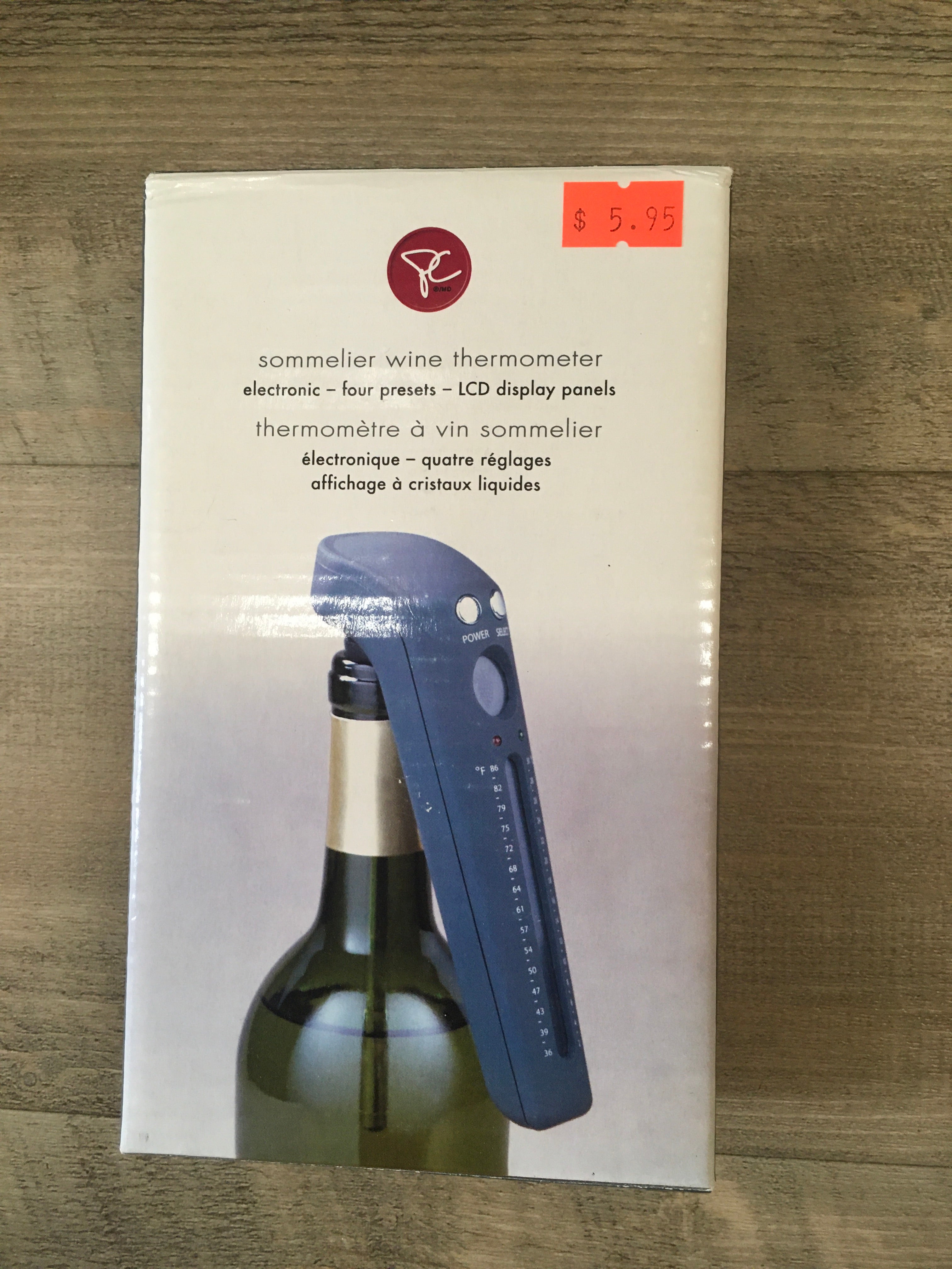Sommelier Wine thermometer