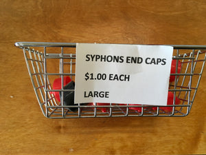 Syphon end caps large