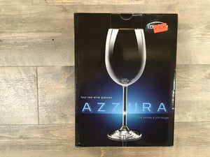 Azzura 4 Wine Glasses 12.5 oz